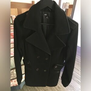 Buffalo David Bitton Black Pea Coat